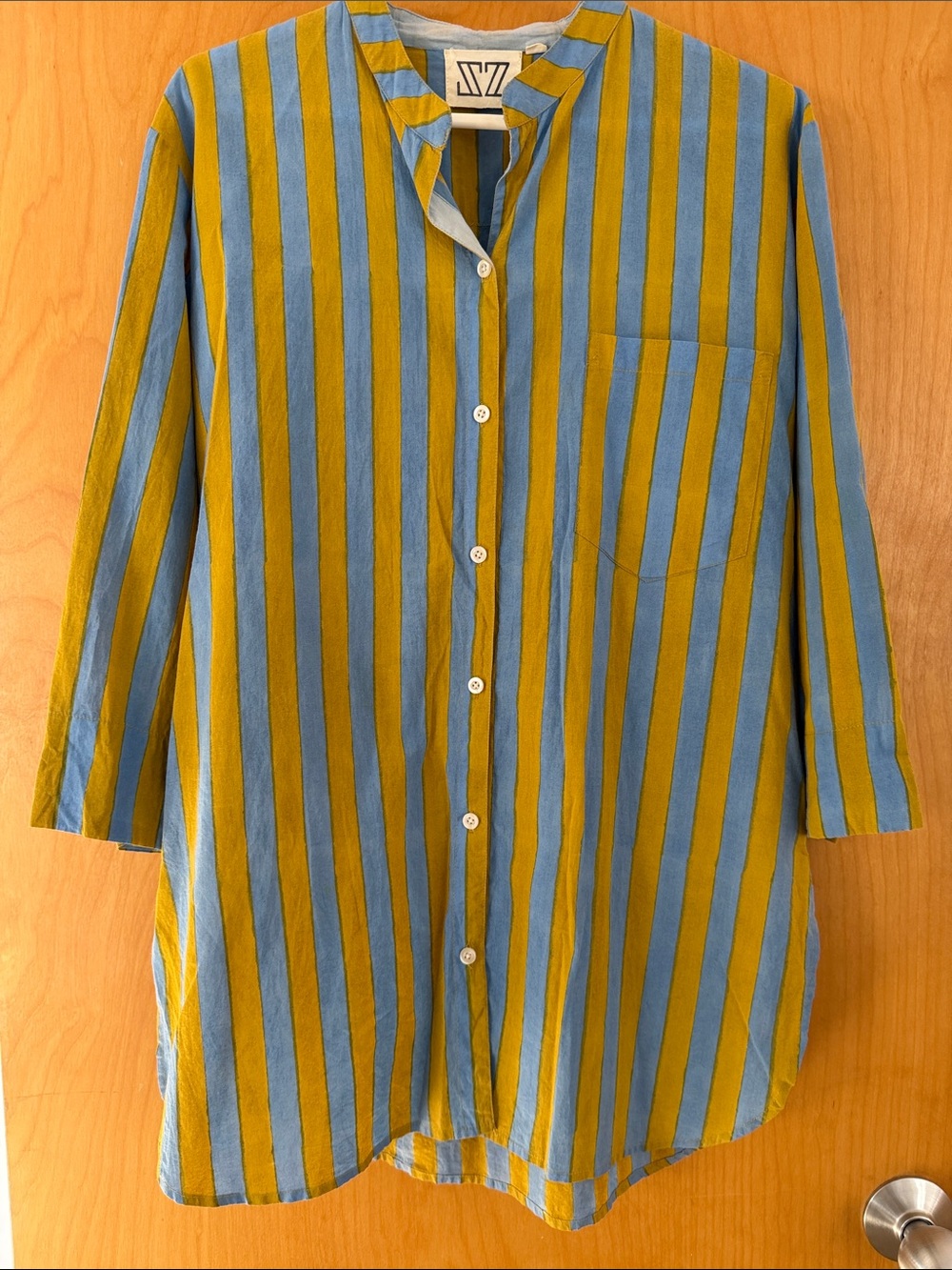 SZ Blockprints Striped Tunic Shirt